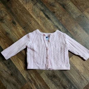 Janie & Jack Girls Cable Knit Cardigan Sweater 6-12m